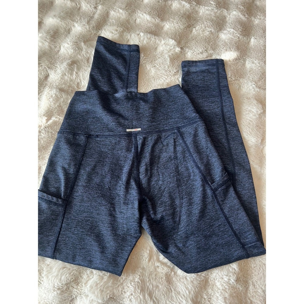 Aerie Navy Blue Leggings With Pockets Size M